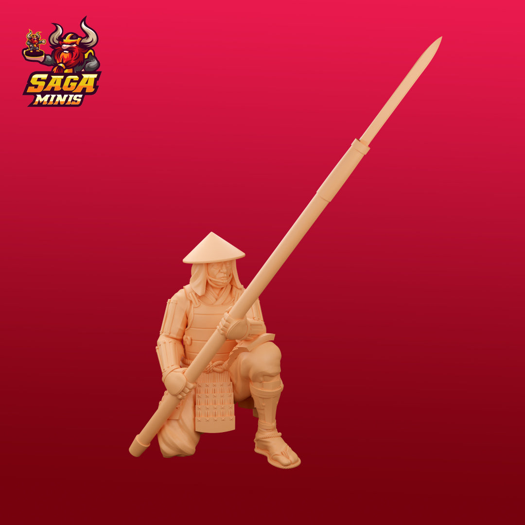 Ashigaru Spearmen by Saga Miniatures