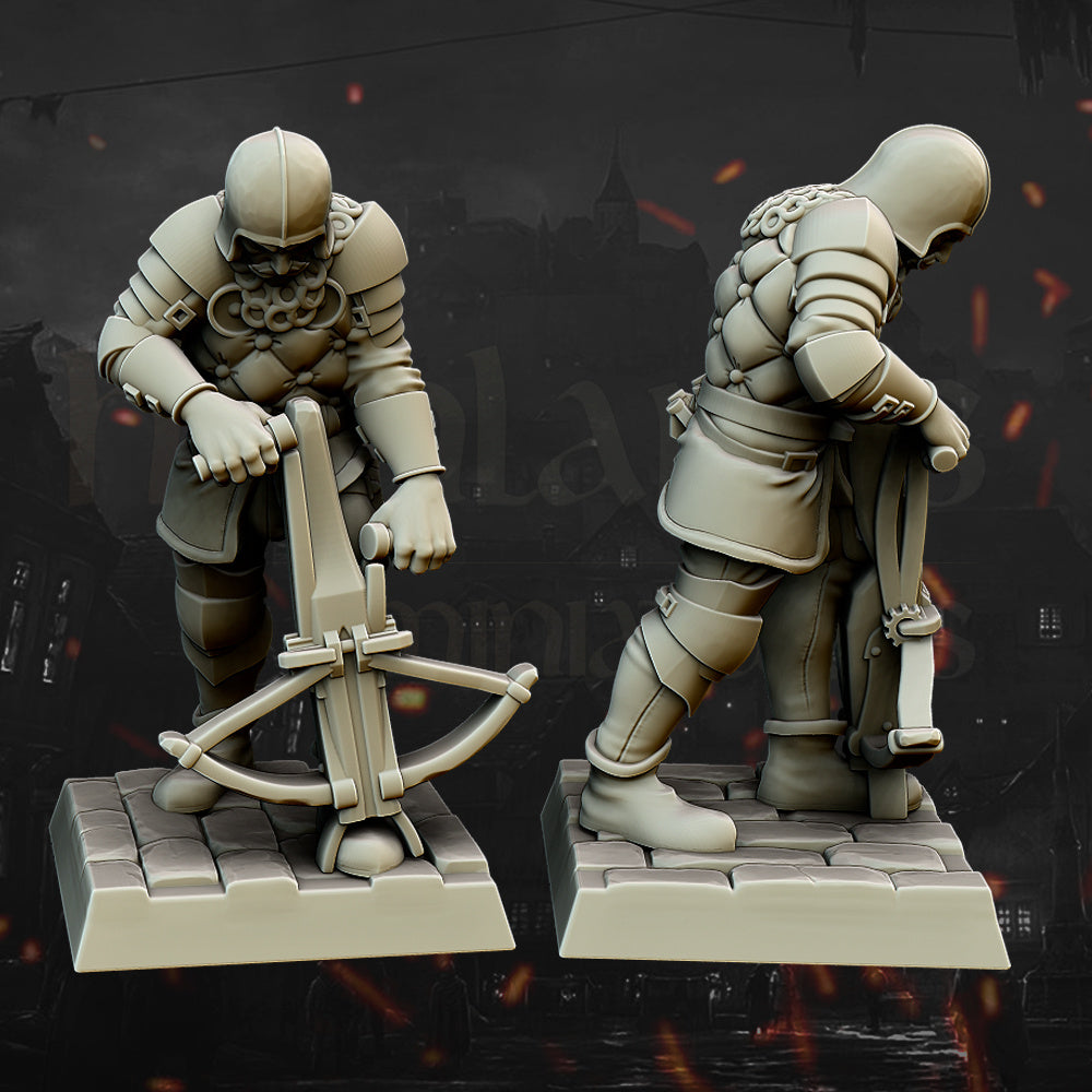 Medieval Crossbowmen Unit by Highlands Miniatures