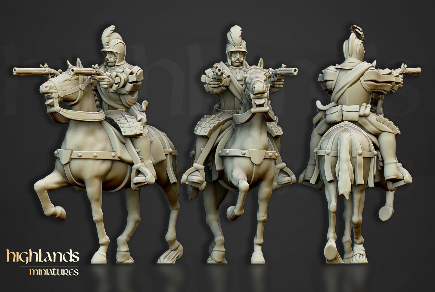 The Black Riders by Highlands Miniatures,