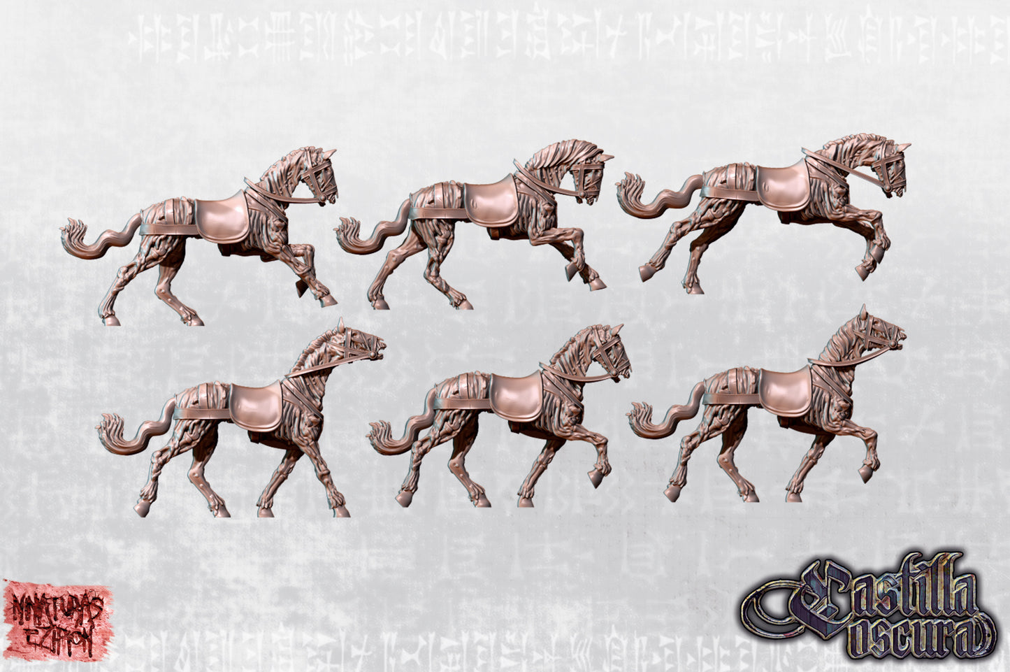 Revived Yeomanry Retinue of Najera on Horse by Ezipion miniatures