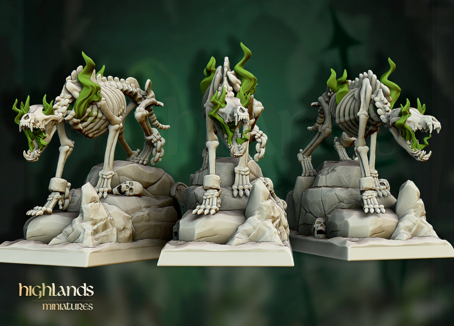 Direwolves by Highlands Miniatures