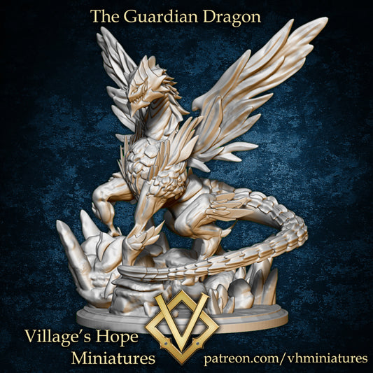 The Guardian Dragon by Village's Hope Miniatures