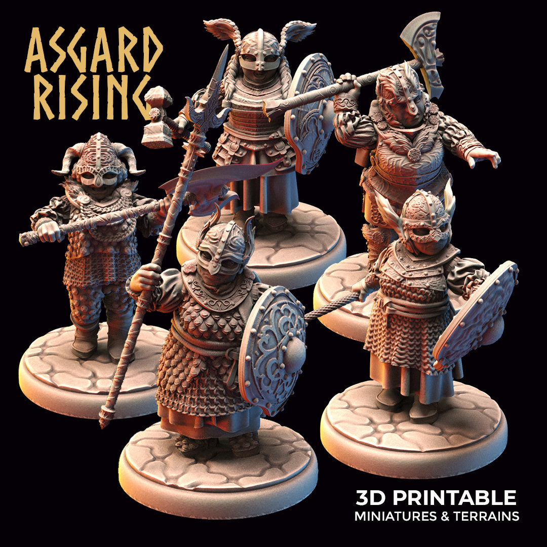 Dwarf Shieldmaidens by Asgard Rising