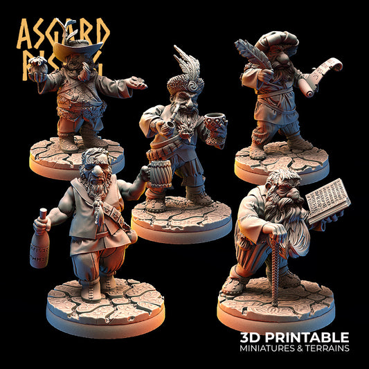 Dwarf Male Townsfolk by Asgard Rising