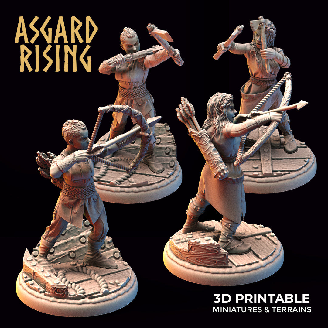 Asgard Rising Female Viking Archers and Axe Throwers