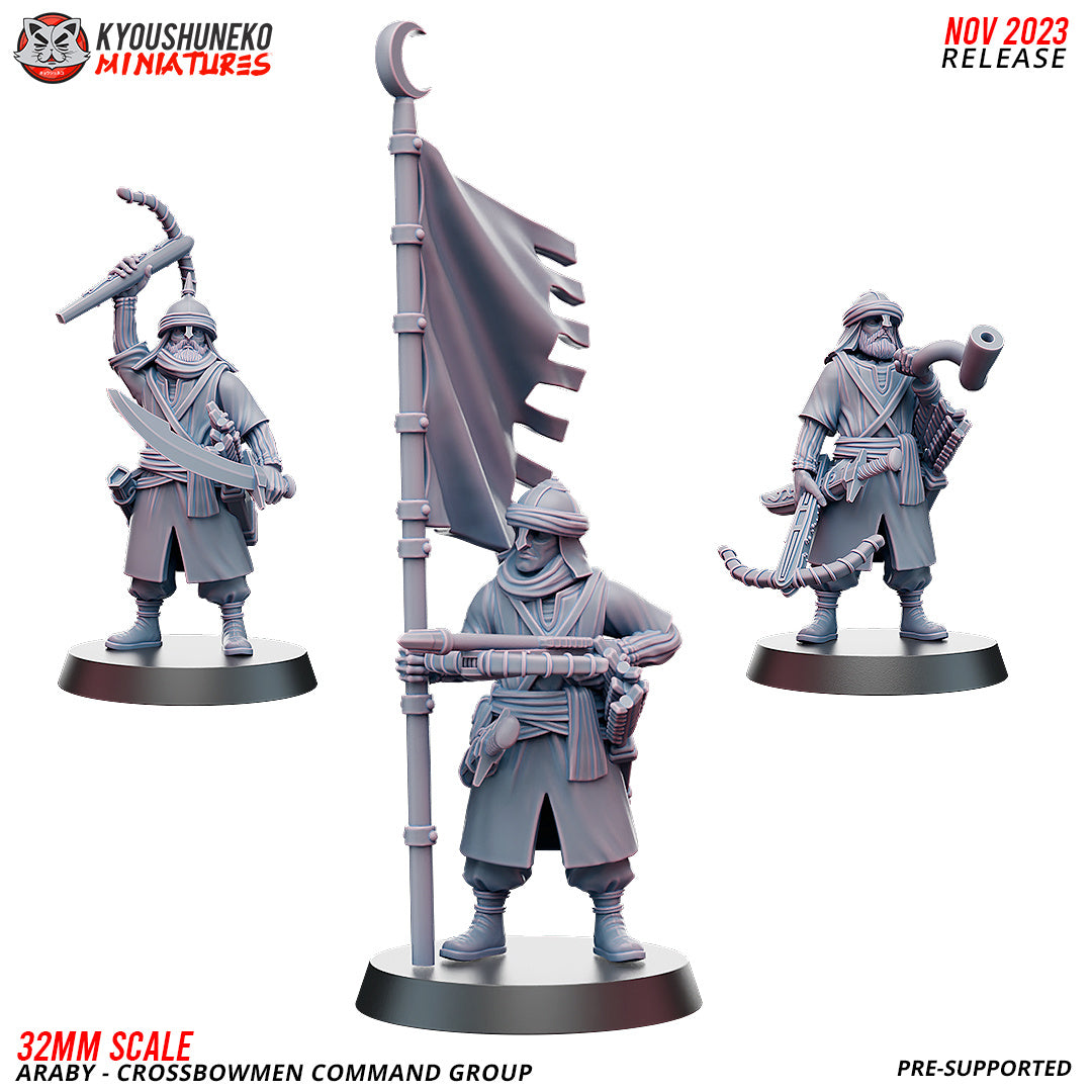 Command Group Araby Crossbowmen