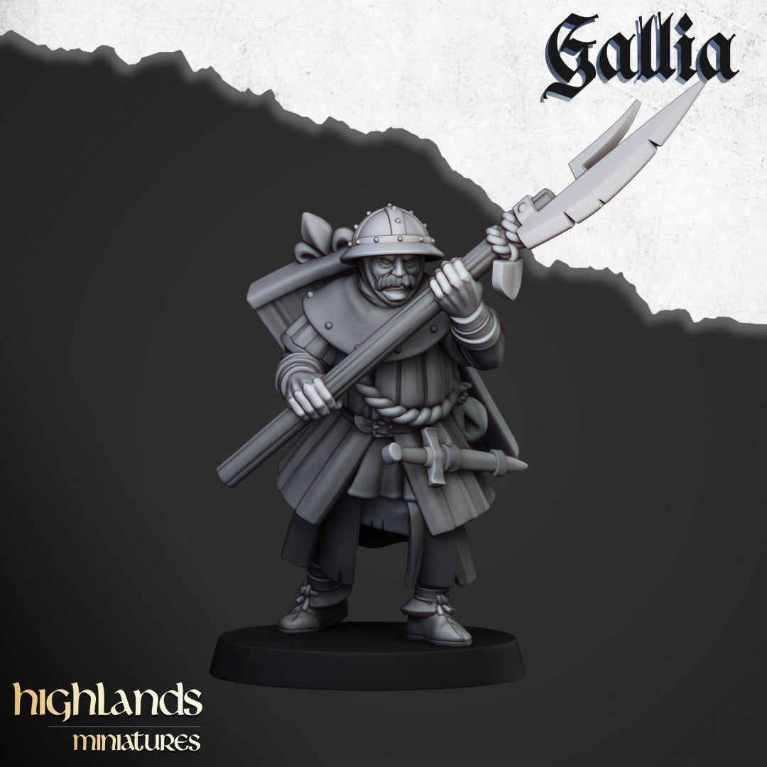 Gallia Men at Arms by Highlands Miniatures