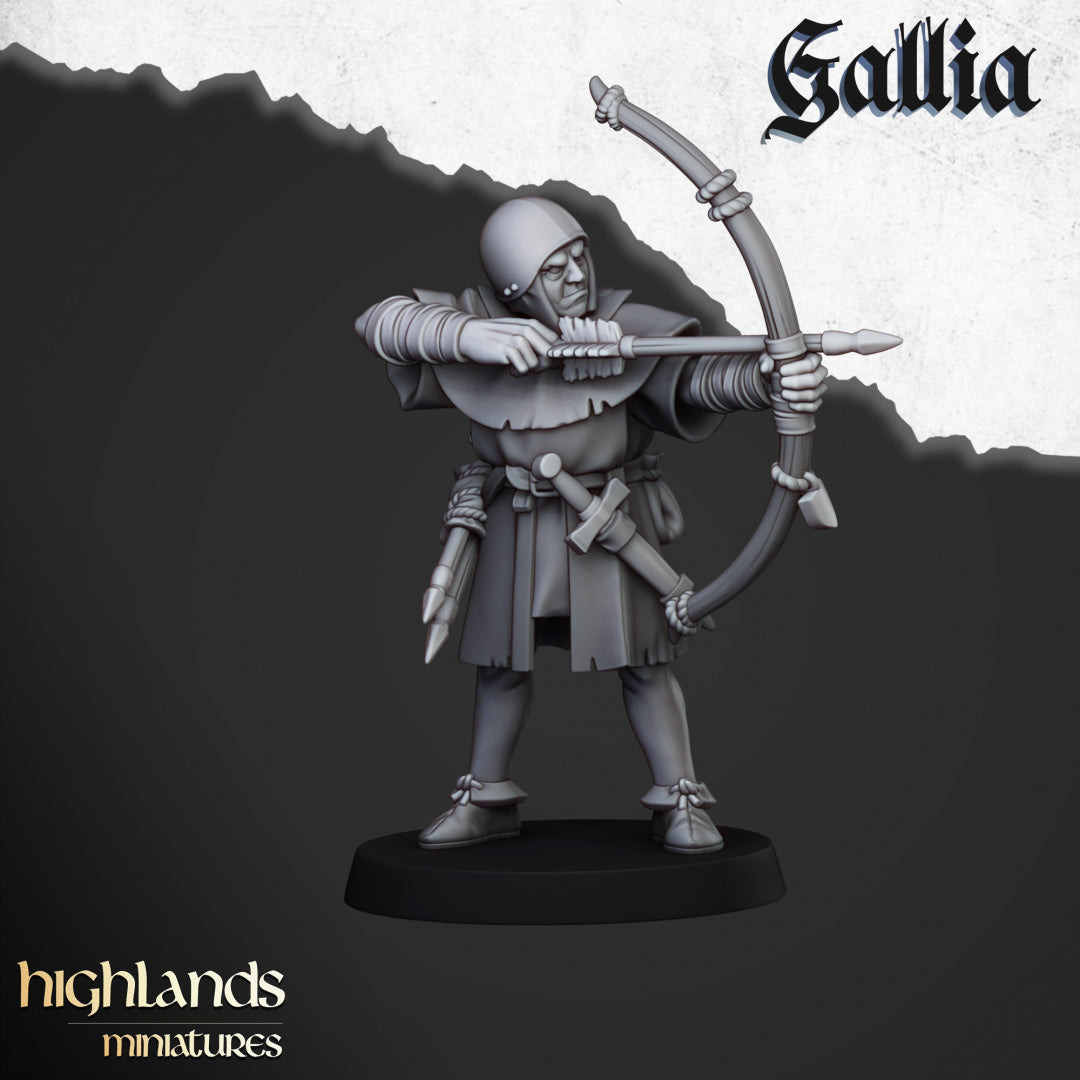 Gallia Archers by Highlands Miniatures