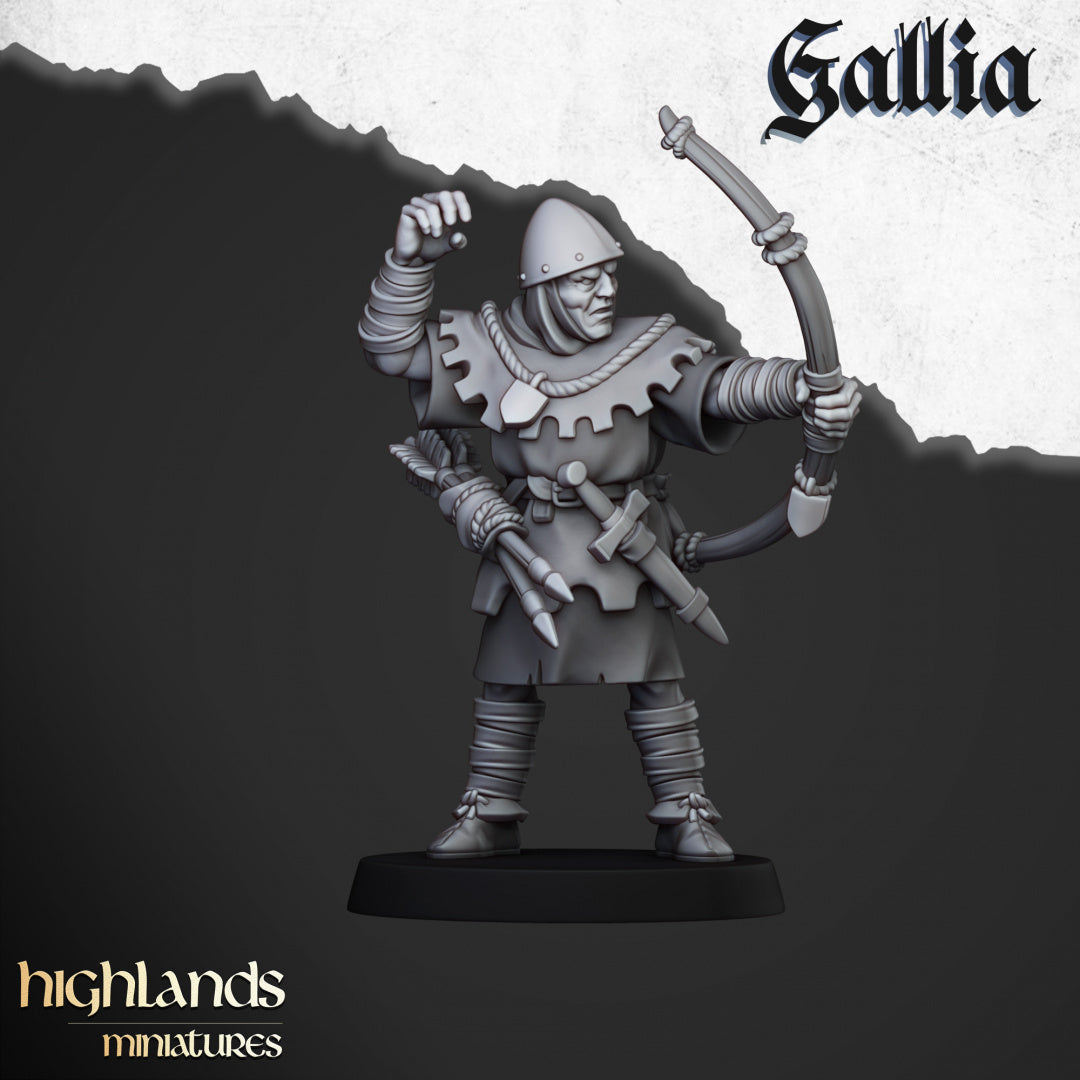 Gallia Archers by Highlands Miniatures