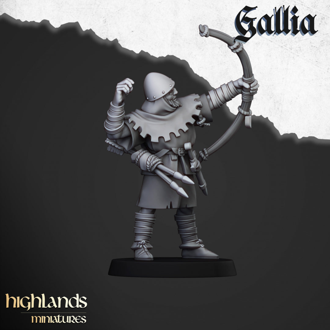 Gallia Archers by Highlands Miniatures