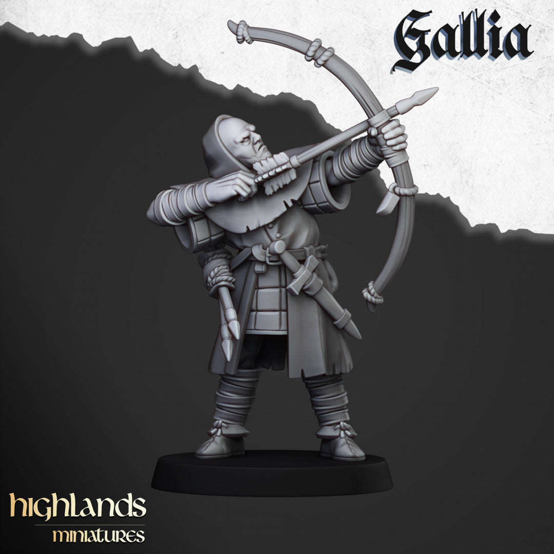 Gallia Archers by Highlands Miniatures