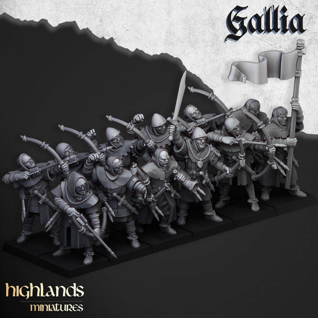 Gallia Archers by Highlands Miniatures