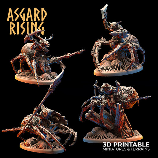 Goblin Riders on Spiders 1 by Asgard Rising