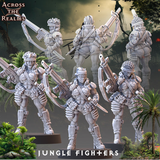 Jungle Fighter Infantry Squad (Pin Up Corps) by Across the Realms