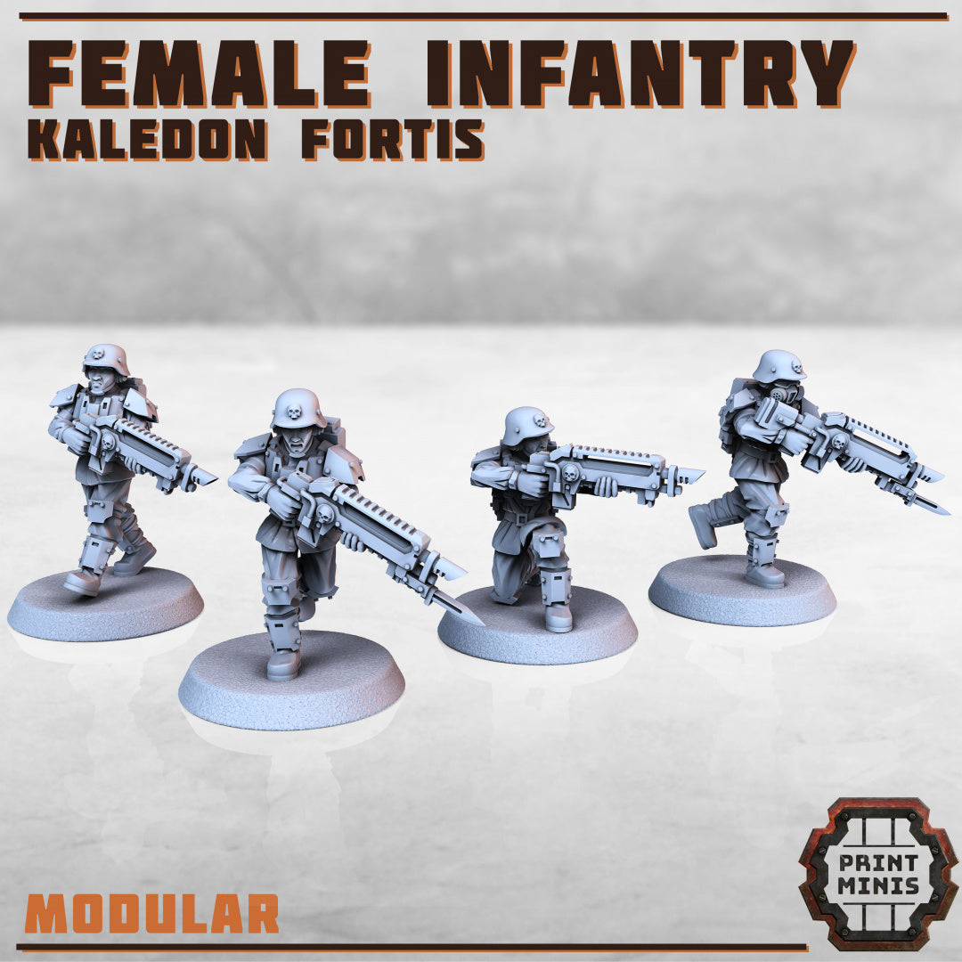 Kaledon Light Infantry Female Trooper Set
