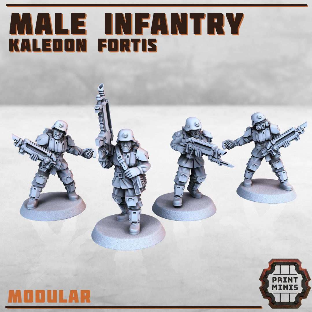 Kaledon Light Infantry Male Trooper Set