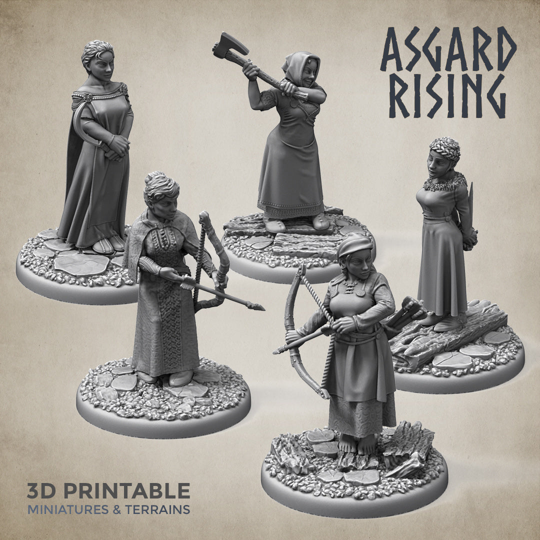 Asgard Rising Female Viking Villagers 2