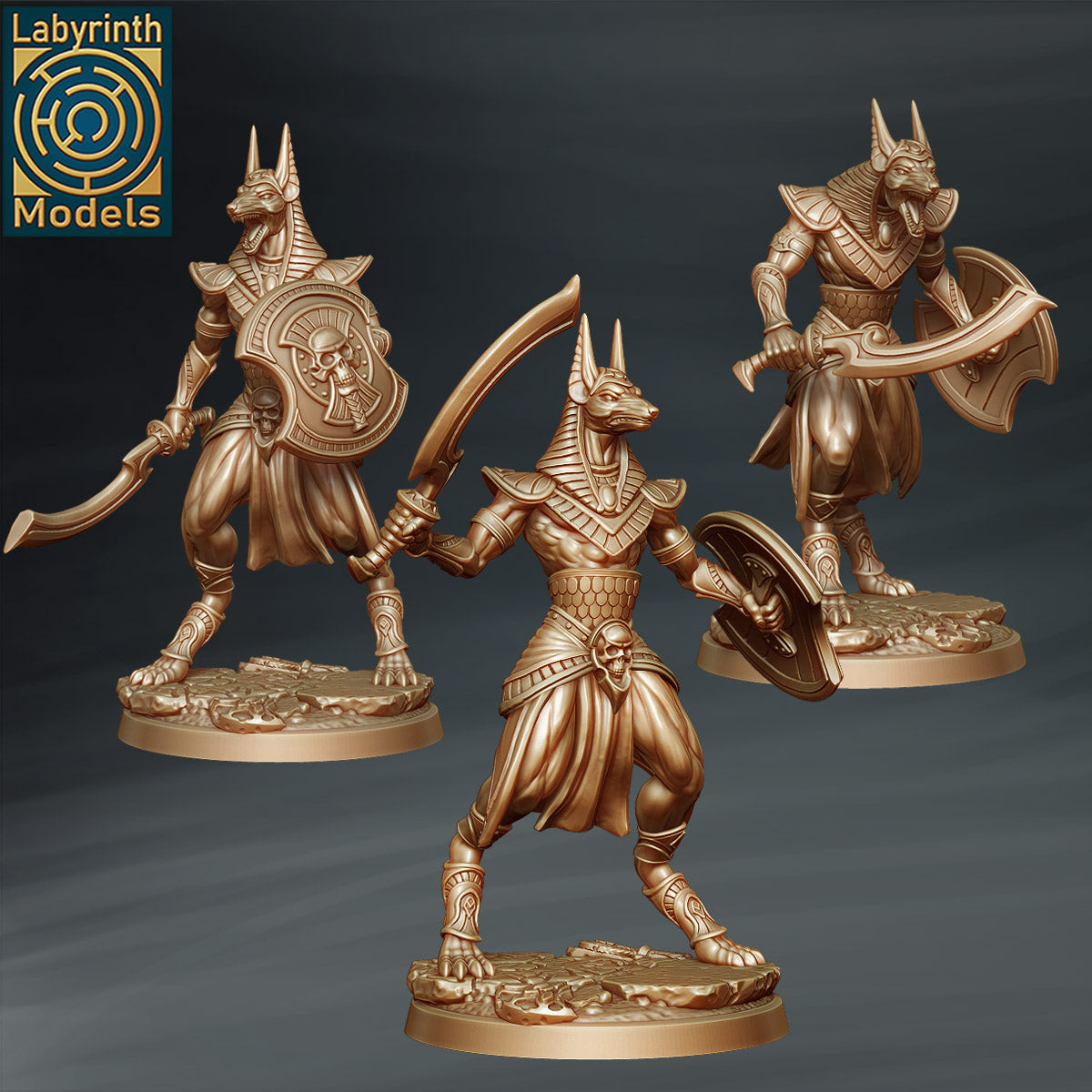 Anubis Warriors by Labyrinth Models