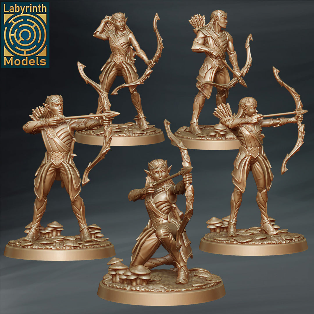 Forest Elf Archers by Labyrinth Models – Studio Historia