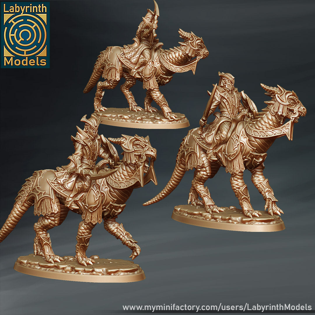 Dark Elf Drake Cavalry by Labyrinth Models – Studio Historia