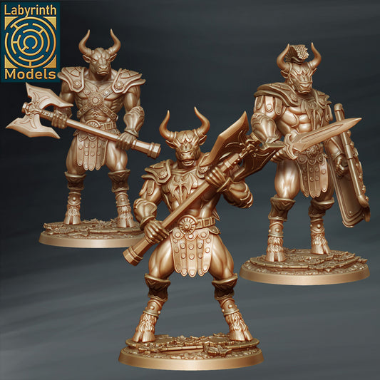 Minotaurs by Labyrinth Models