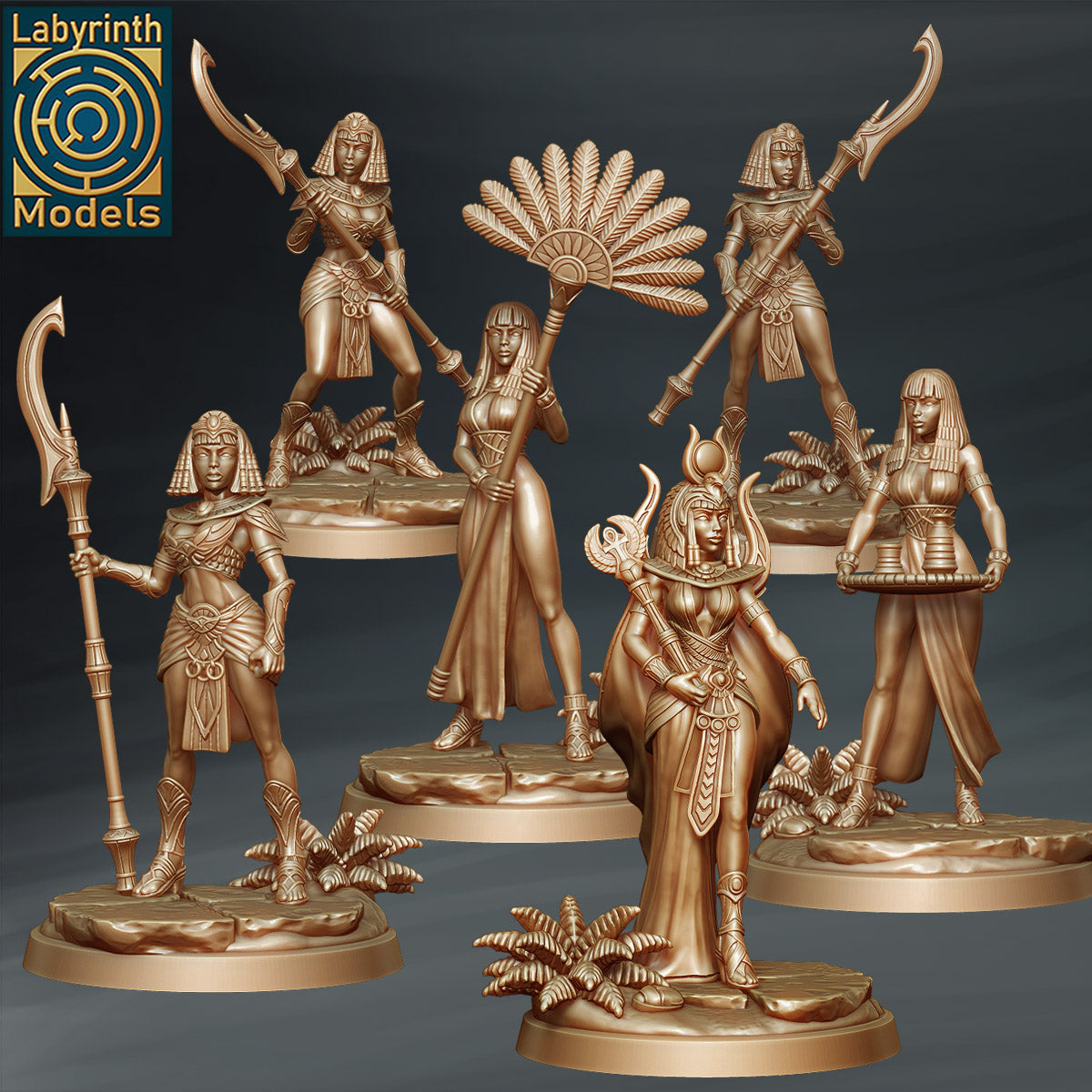 Queen's Retinue by Labyrinth Models