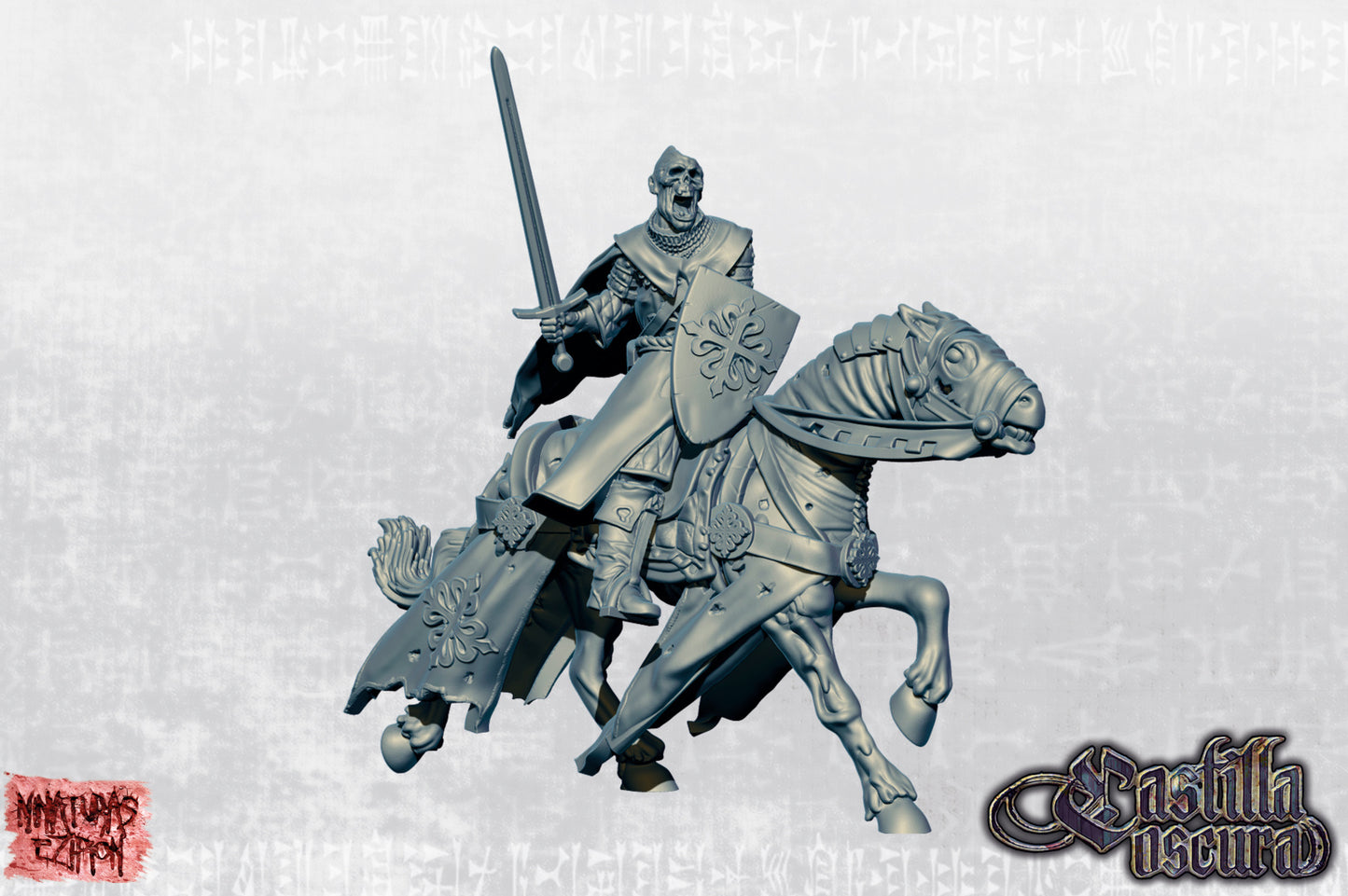 Revived Calatrava Knight on Horse by Ezipion miniatures