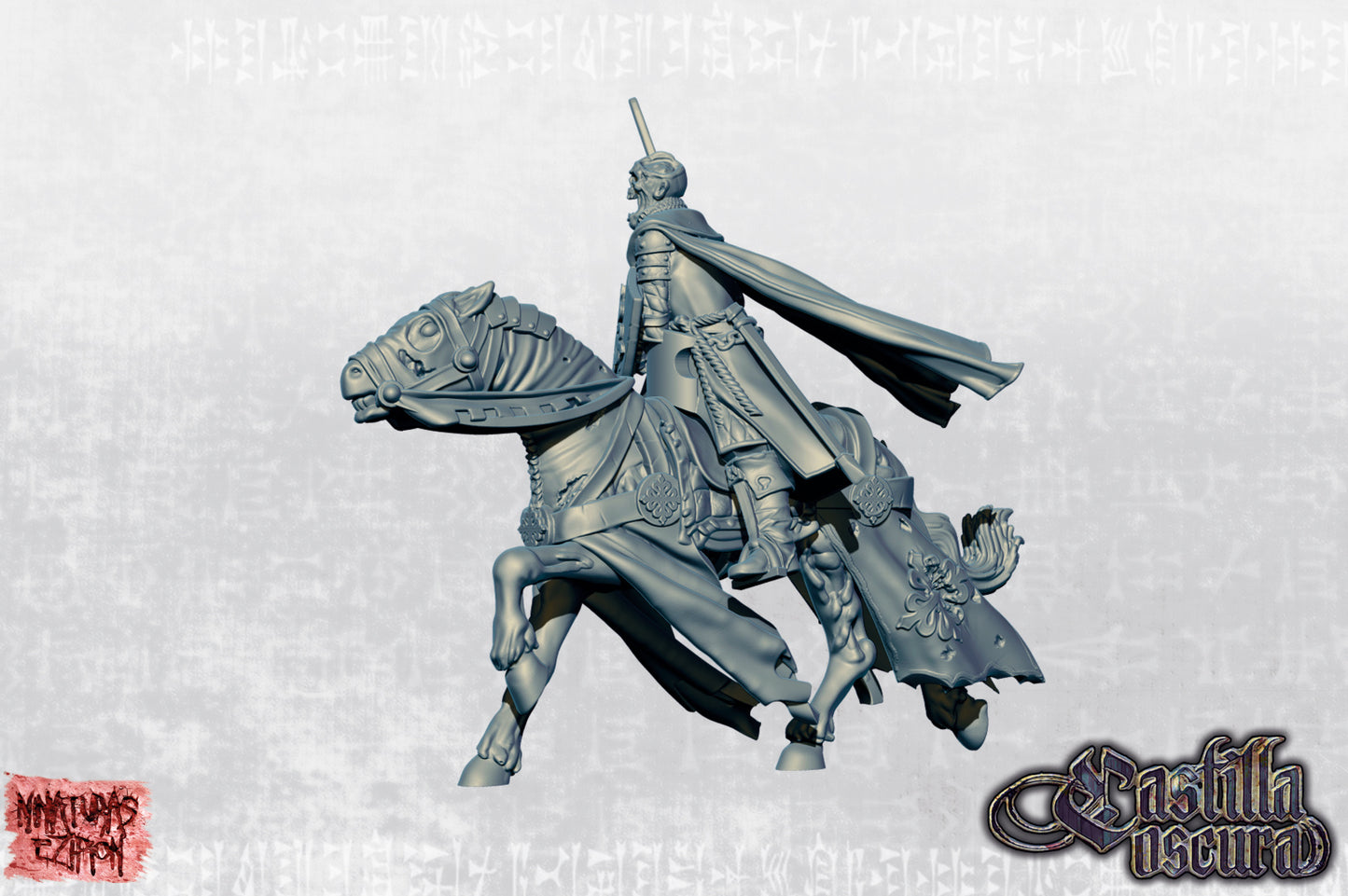 Revived Calatrava Knight on Horse by Ezipion miniatures