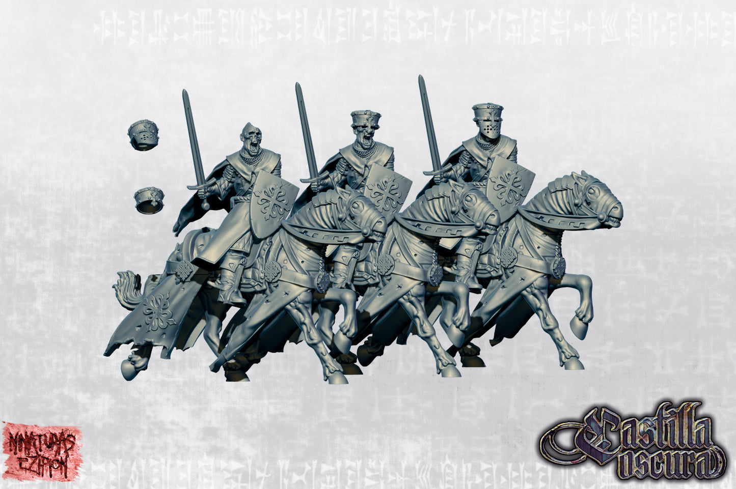 Revived Calatrava Knight on Horse by Ezipion miniatures