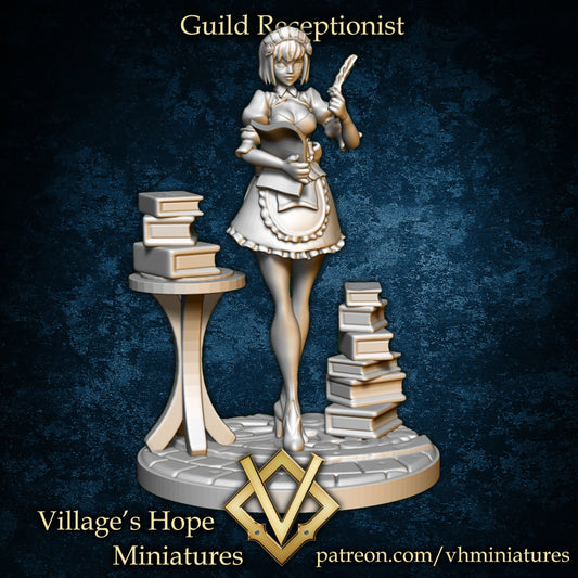 Guild Receptionist by Village's Hope Miniatures