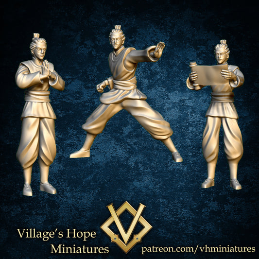 Wuxia Sect Members by Village's Hope Miniatures