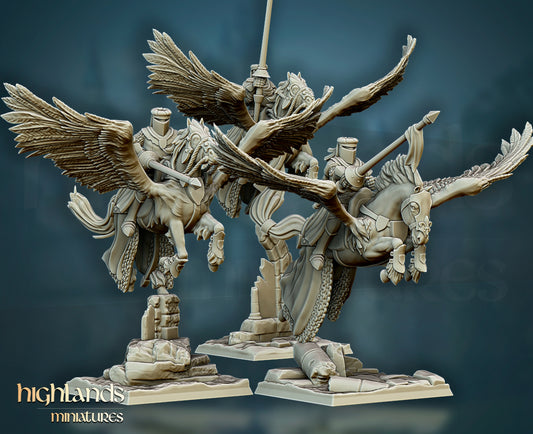 Pegasus Knights Unit by Highlands Miniatures