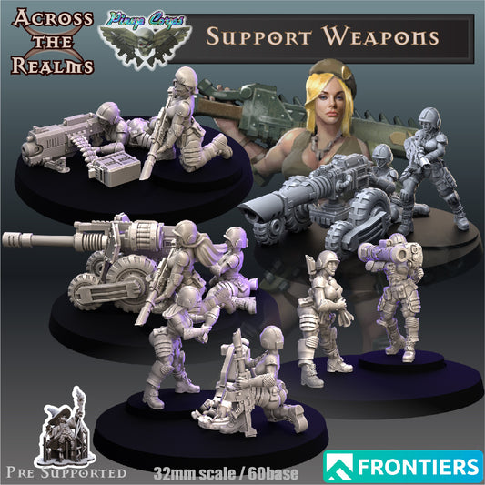 Guardbabe Heavy Weapons Teams (Pin Up Corps) by Across the Realms