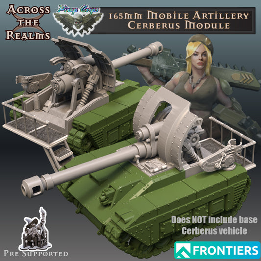 Cerberus Mobile 155mm Artillery (Pin Up Corps) by Across the Realms