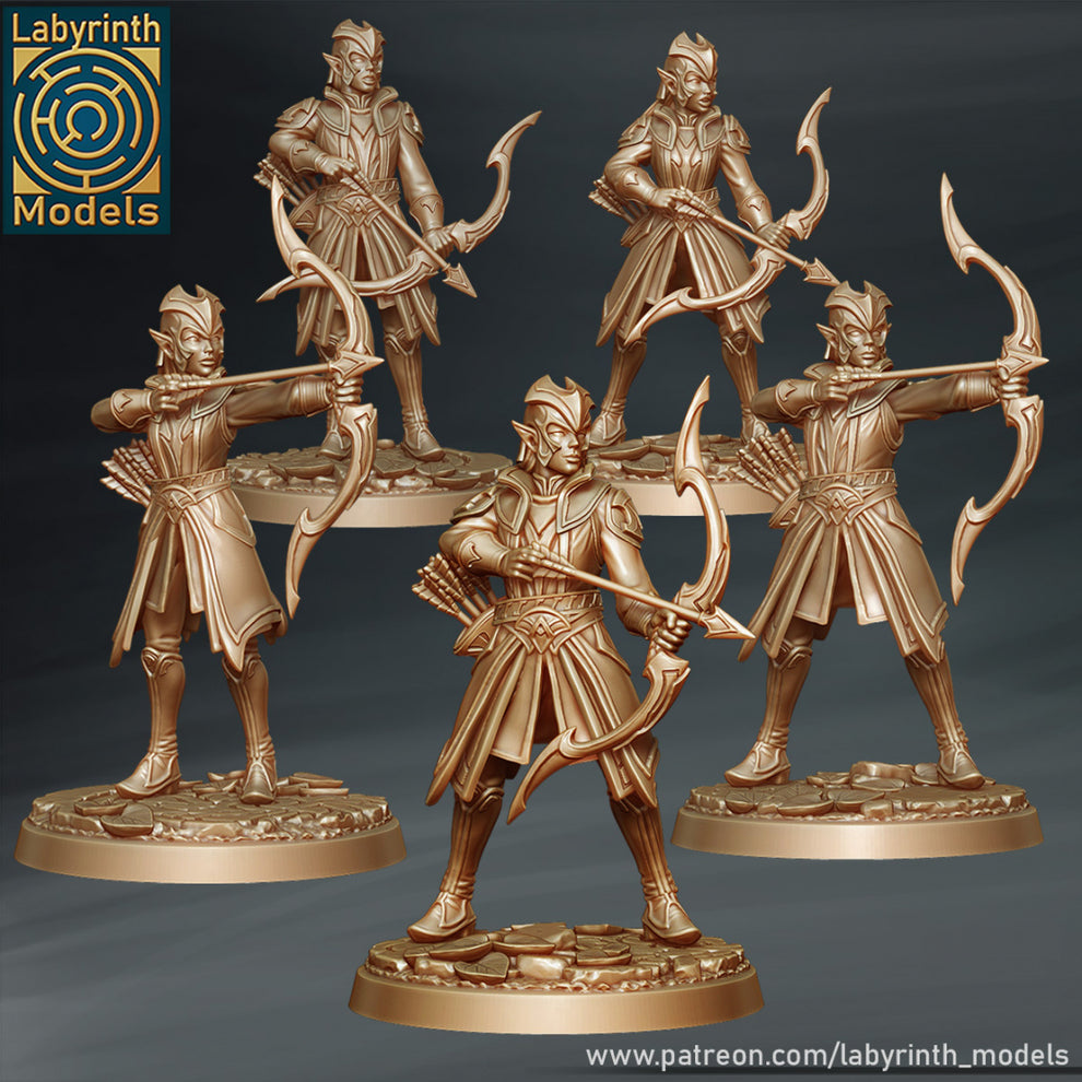 Radiant Elf Archers by Labyrinth Models – Studio Historia