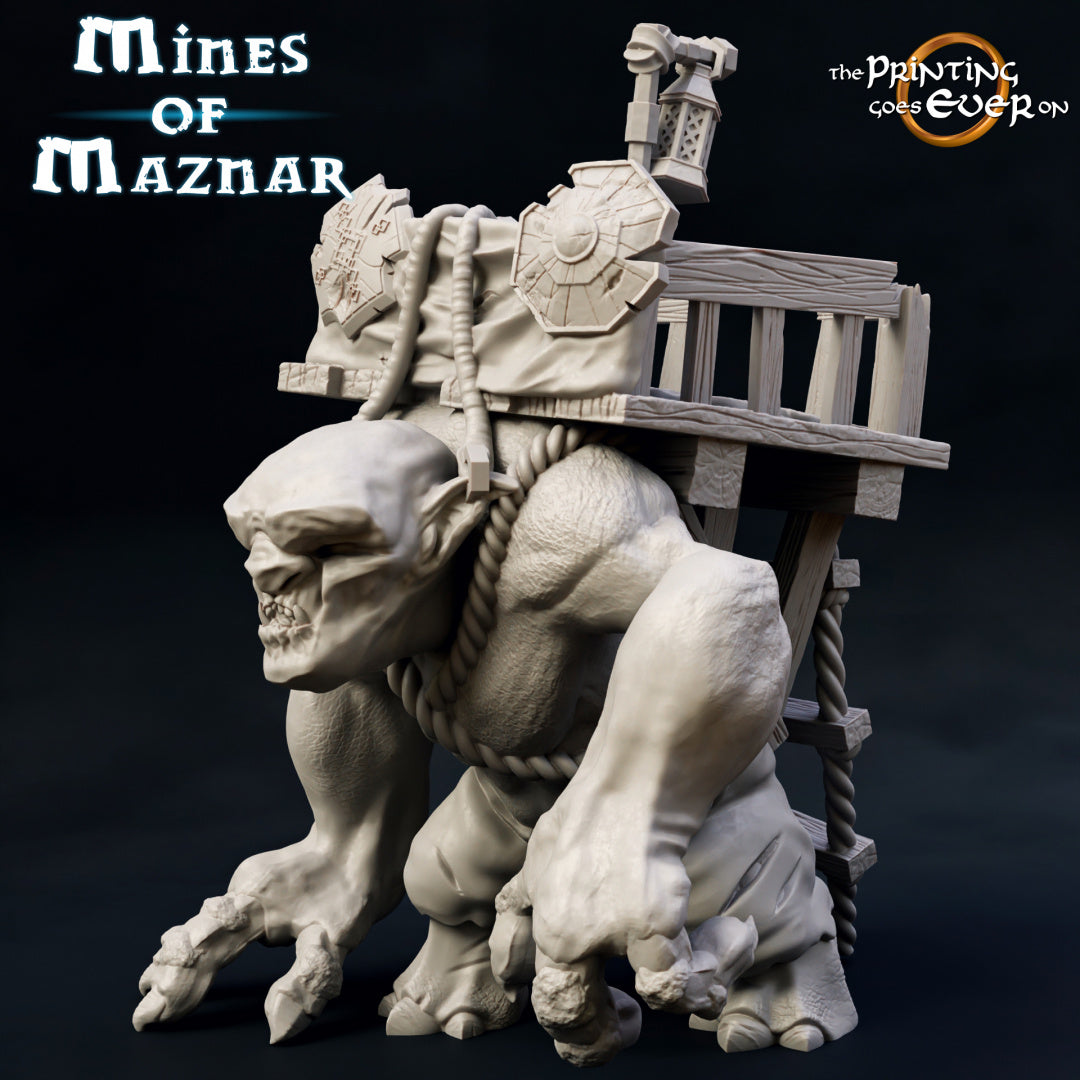 Troll Carrier of the Mines of Maznar by The Printing Goes Ever On