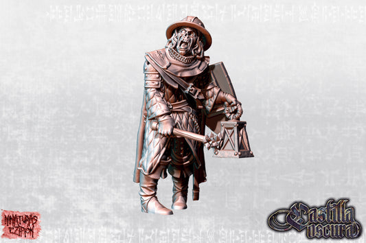 Revived Man at Arms with Lamp by Ezipion Miniatures