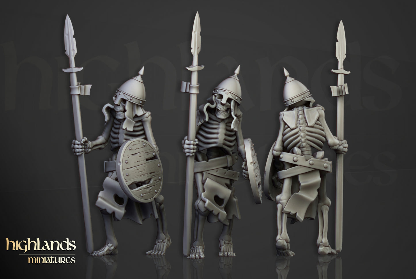 Skeleton Warriors by Highlands Miniatures