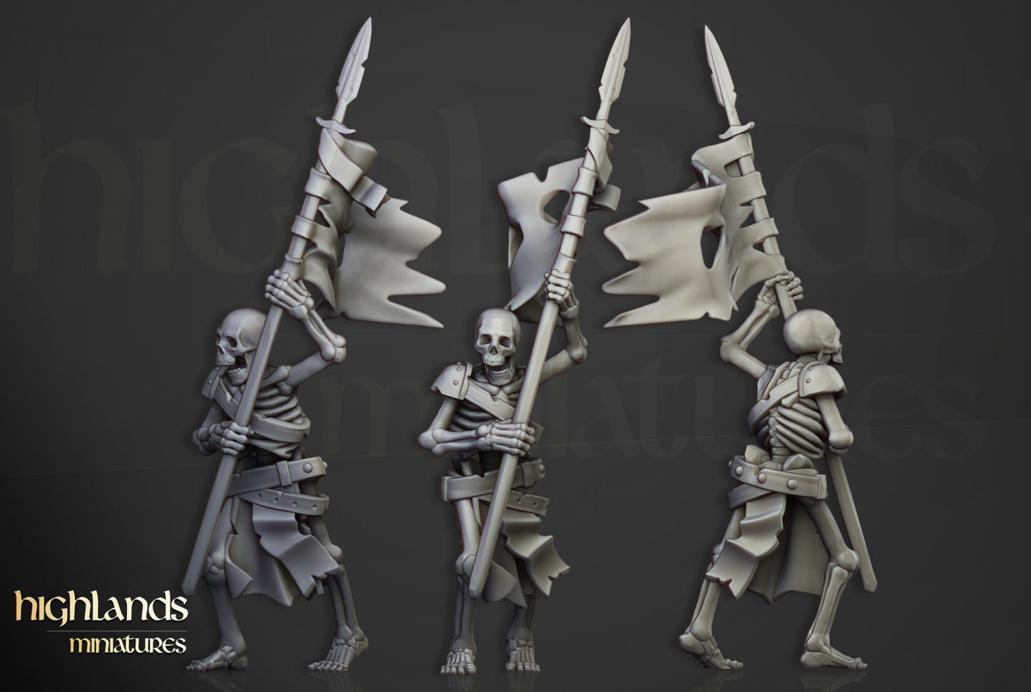 Skeleton Warriors by Highlands Miniatures