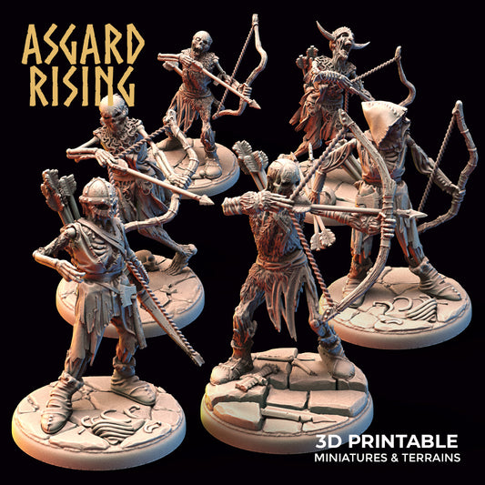 Draugr Skeleton Archers by Asgard Rising