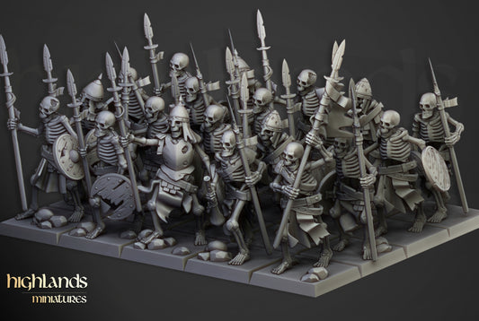 Skeleton Warriors by Highlands Miniatures