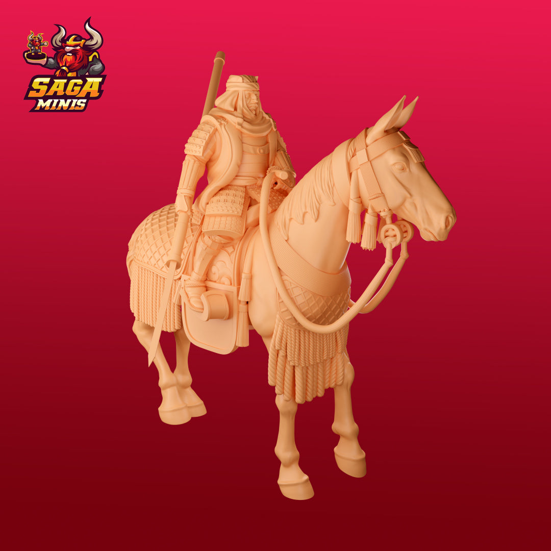 Sohei Leader Mounted by Saga Miniatures