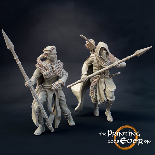 Watcher Spearmen, Watchers of Mona'Firth by The Printing Goes Ever On