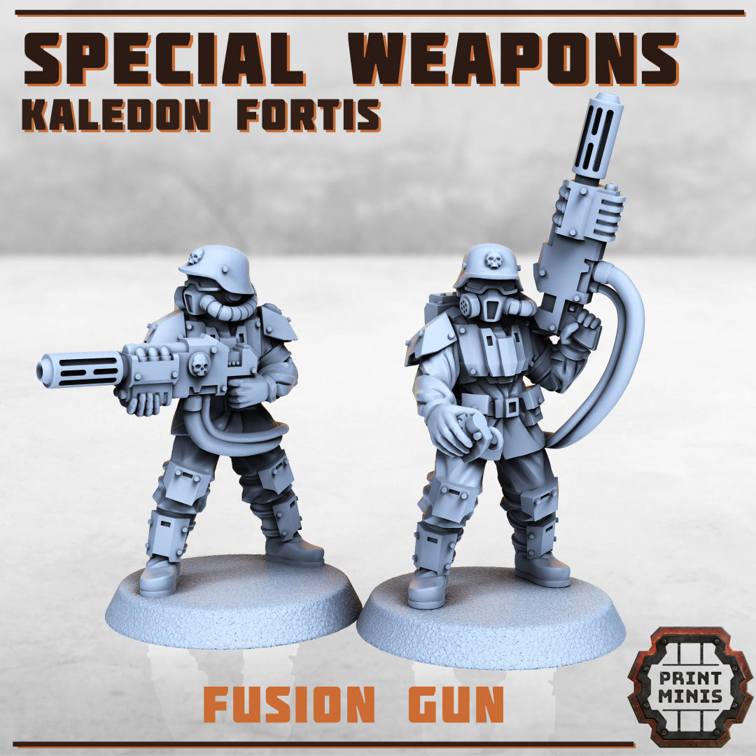 Kaledon Light Infantry Special Weapons