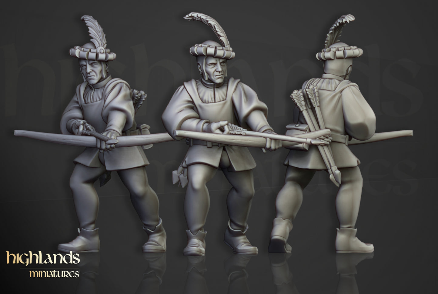 Sunland Bowmen Militia by Highlands Miniatures