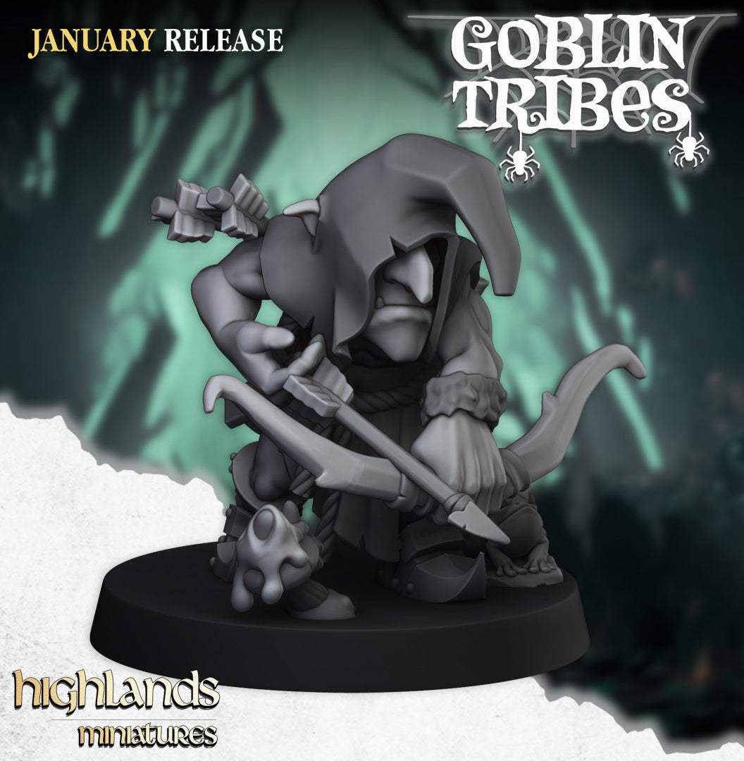 Swamp Goblins With Bows by Highlands Miniatures