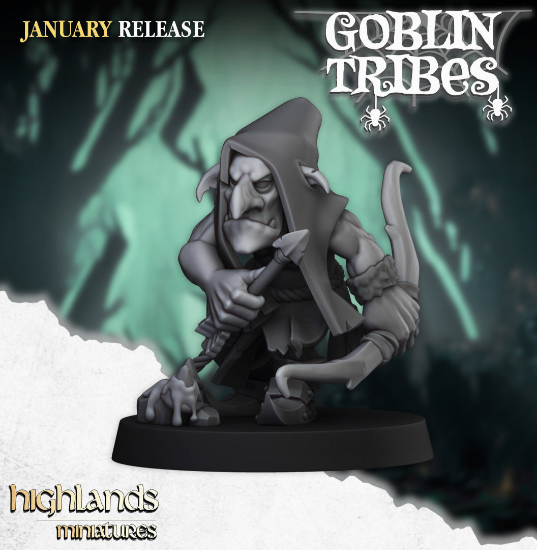 Swamp Goblins With Bows by Highlands Miniatures