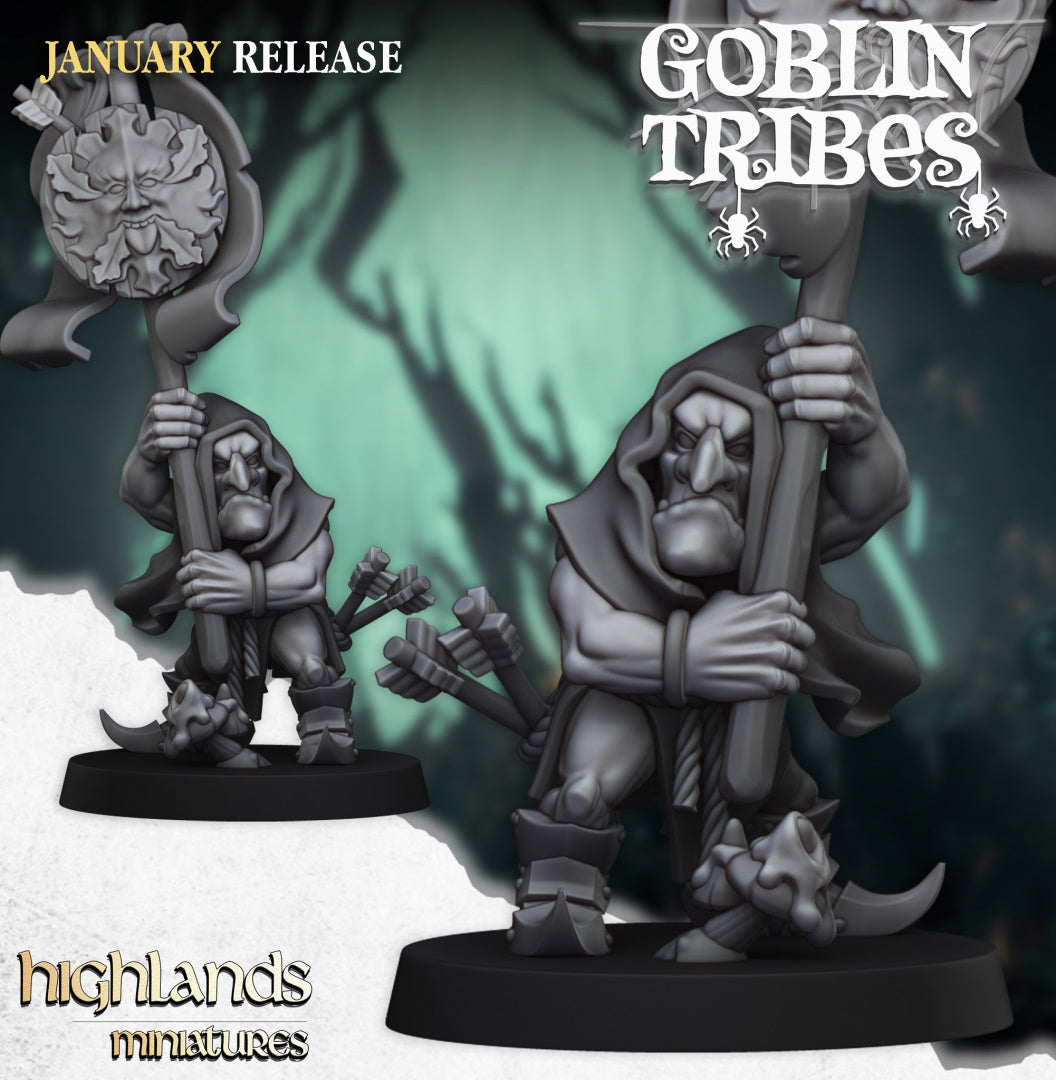 Swamp Goblins With Bows by Highlands Miniatures