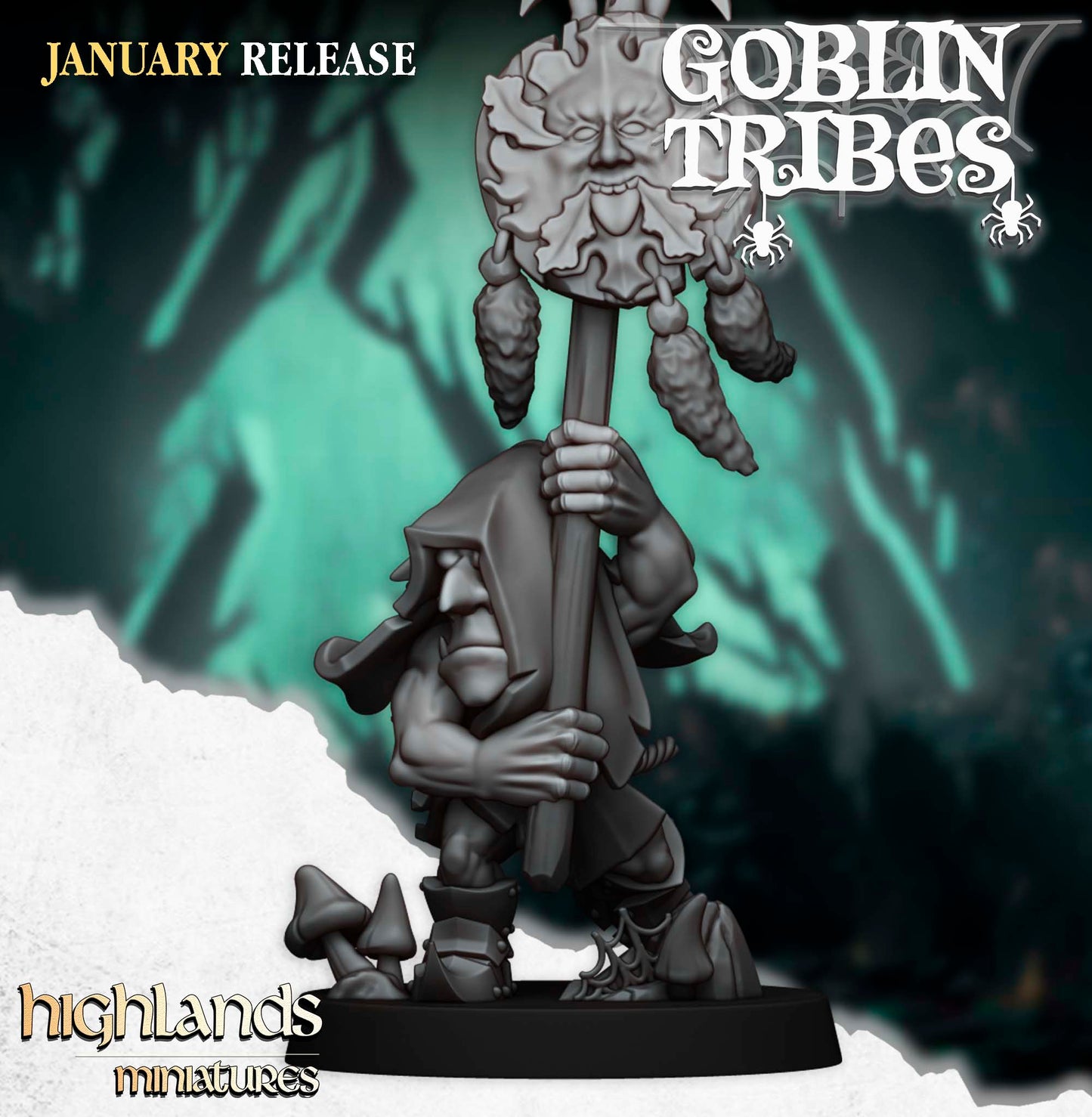 Swamp Goblins with Pikes by Highlands Miniatures