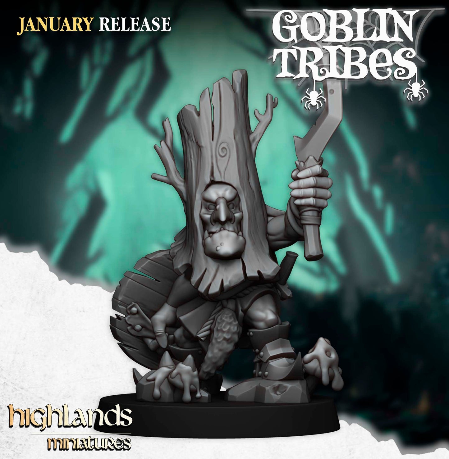 Swamp Goblins with Pikes by Highlands Miniatures